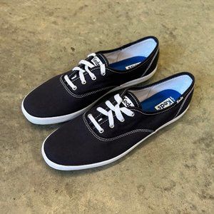 Keds Champion Navy Canvas, Womens 9M